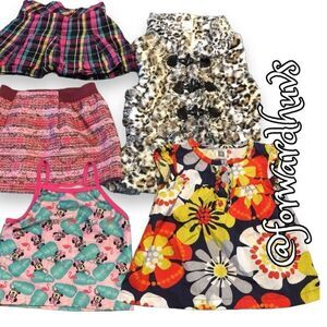 Adorable 3T Girls Clothing Bundle: Skirts, Jacket, Swimsuit, and Dress